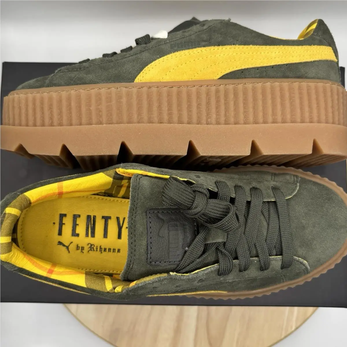 Puma shoes - PUMA Creeper - Creeper - 366268-01 - Green 2