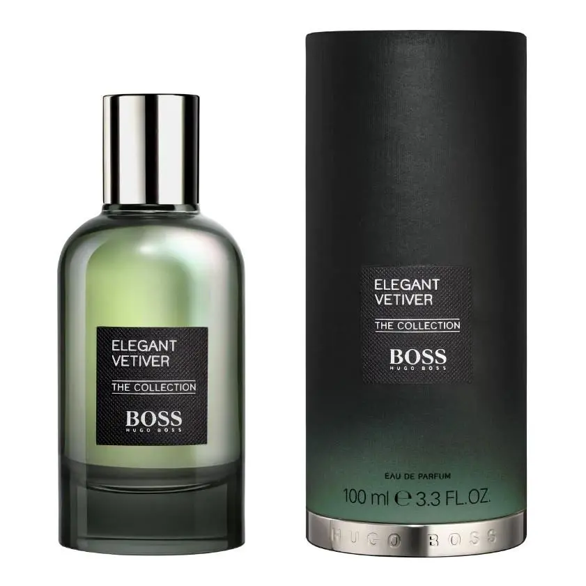 Hugo Boss Men`s The Collection Elegant Vetiver Edp Spray 3.4 oz Fragrances