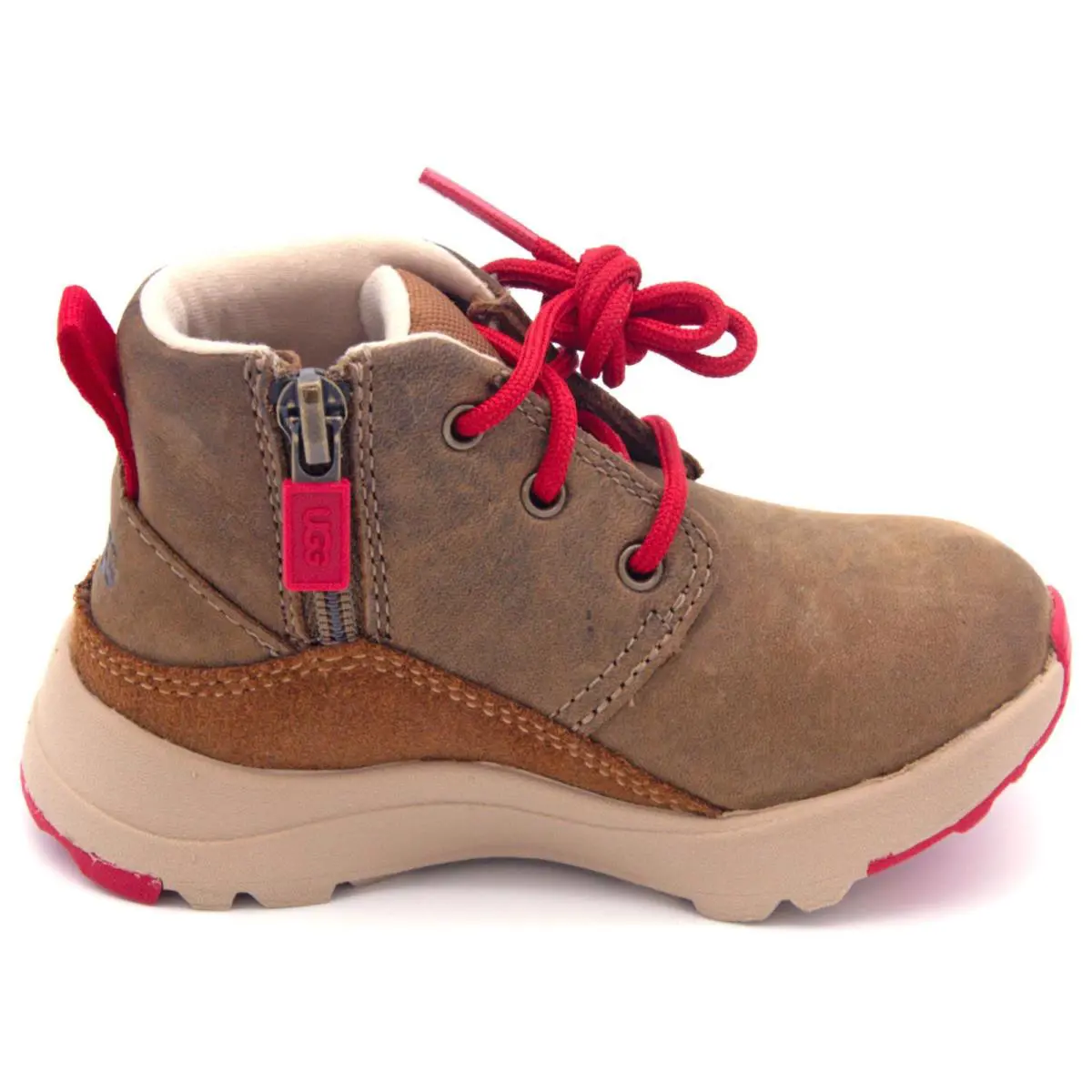 UGG shoes - 1120972T-210 - 1120972T-210 - Walnut/Samba Red Leather 2