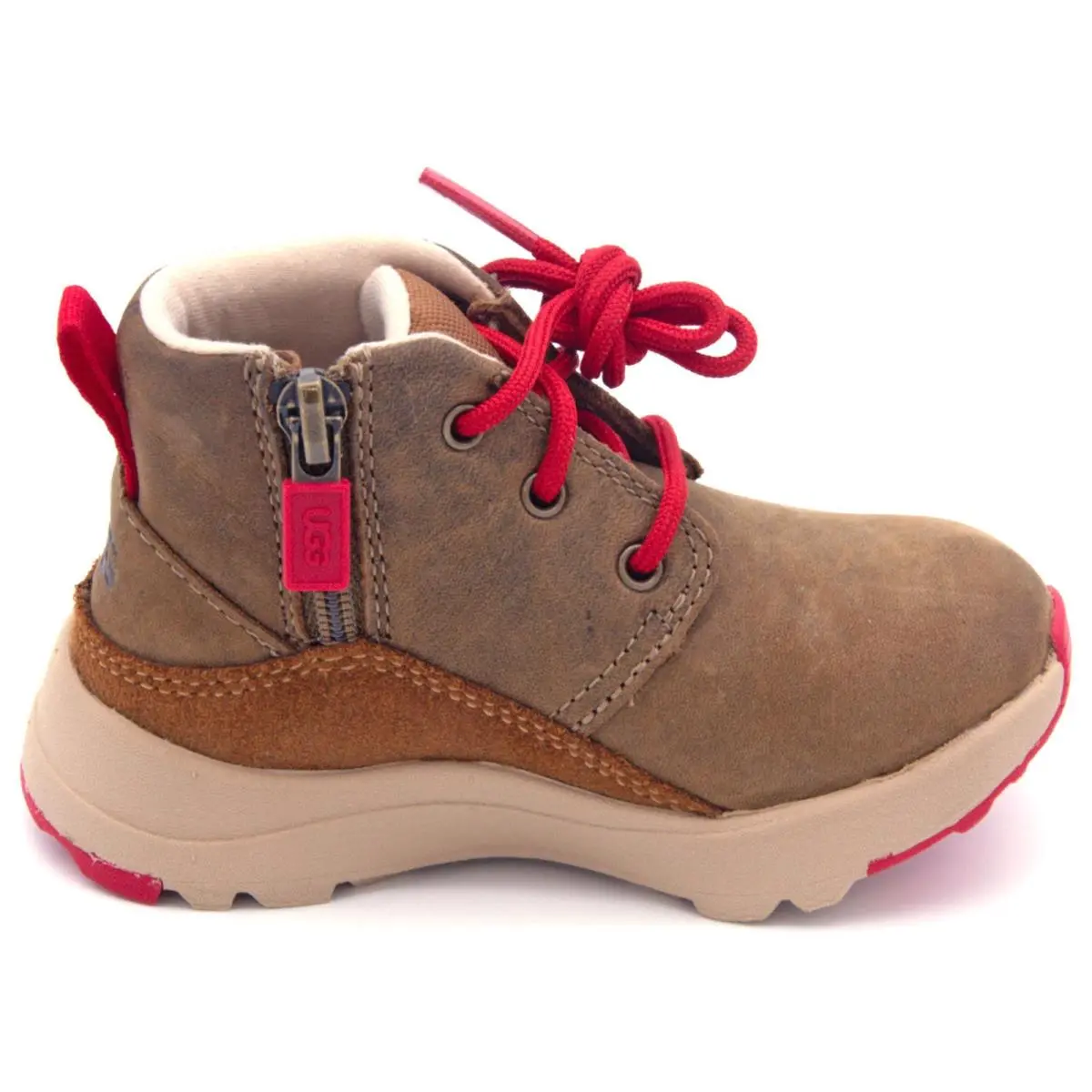 UGG shoes - 1120972T-210 - 1120972T-210 - Walnut/Samba Red Leather 7