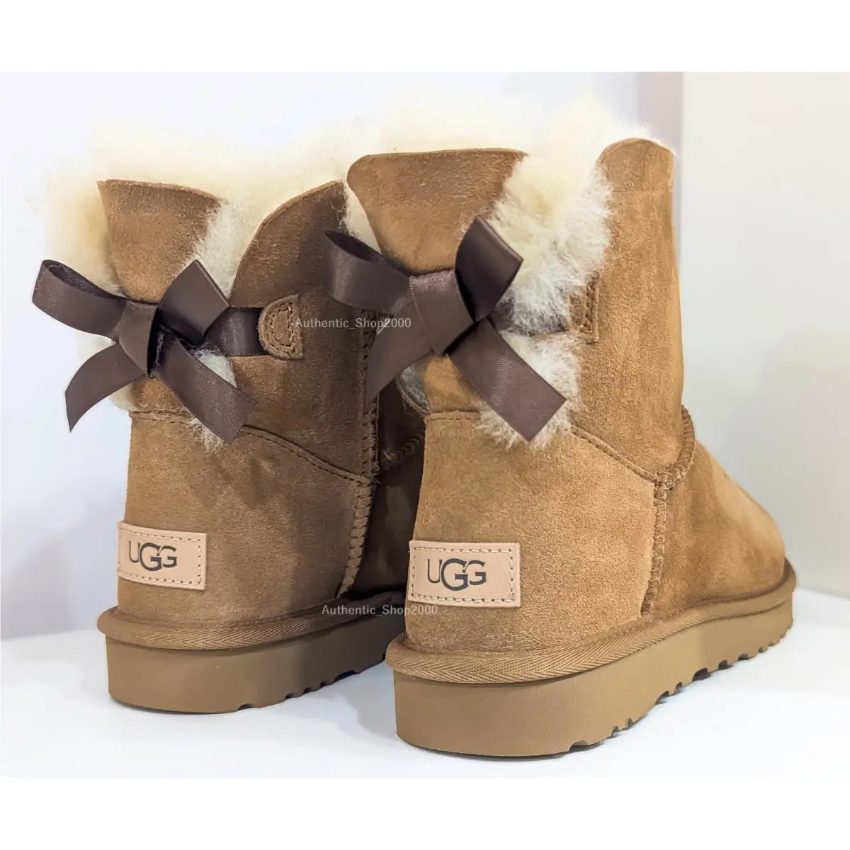 UGG shoes - UGG Mini Bailey Bow II - 1016501 - Brown 2