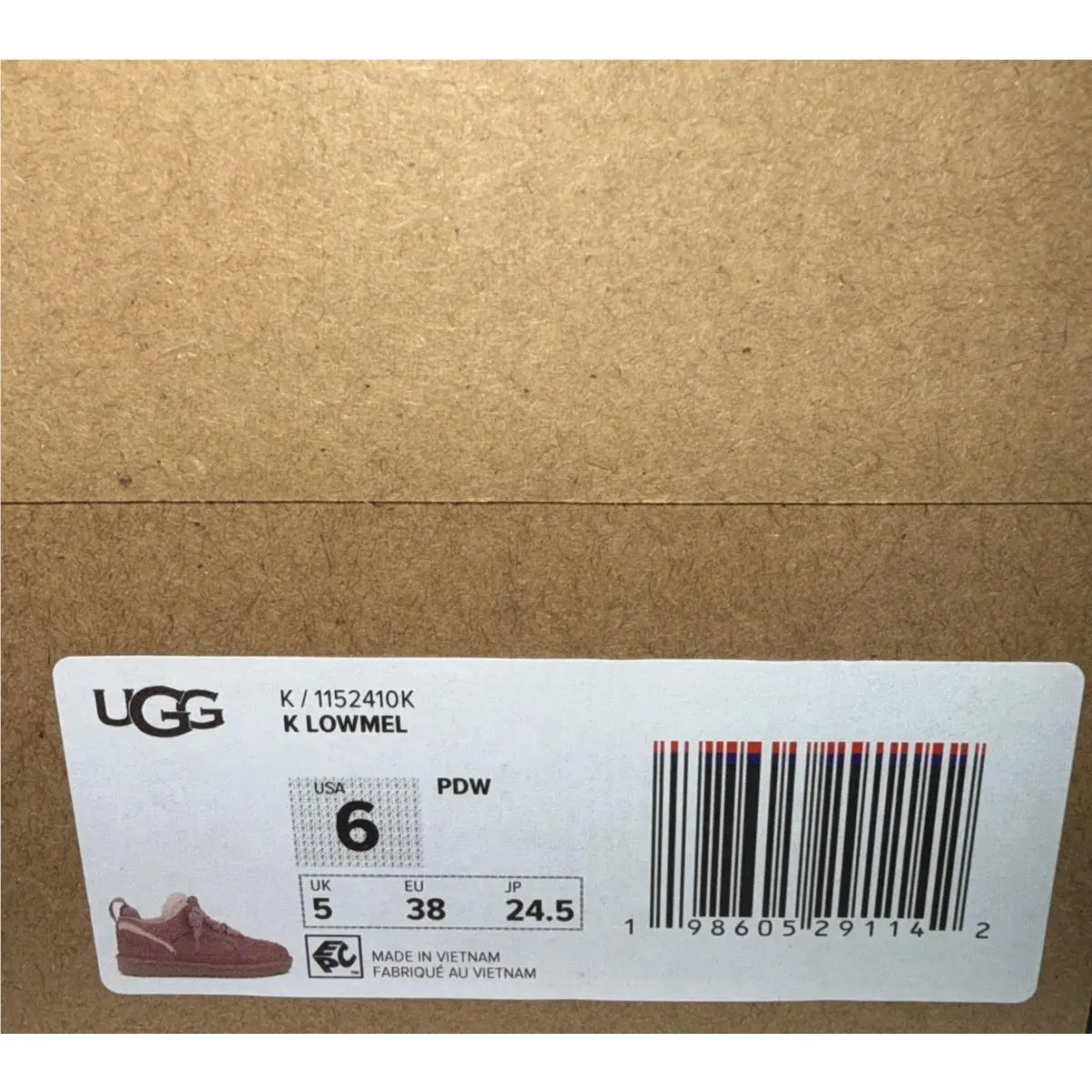 UGG shoes - K Lo Lowmel - Lowmel - 1166490K - Pink 3