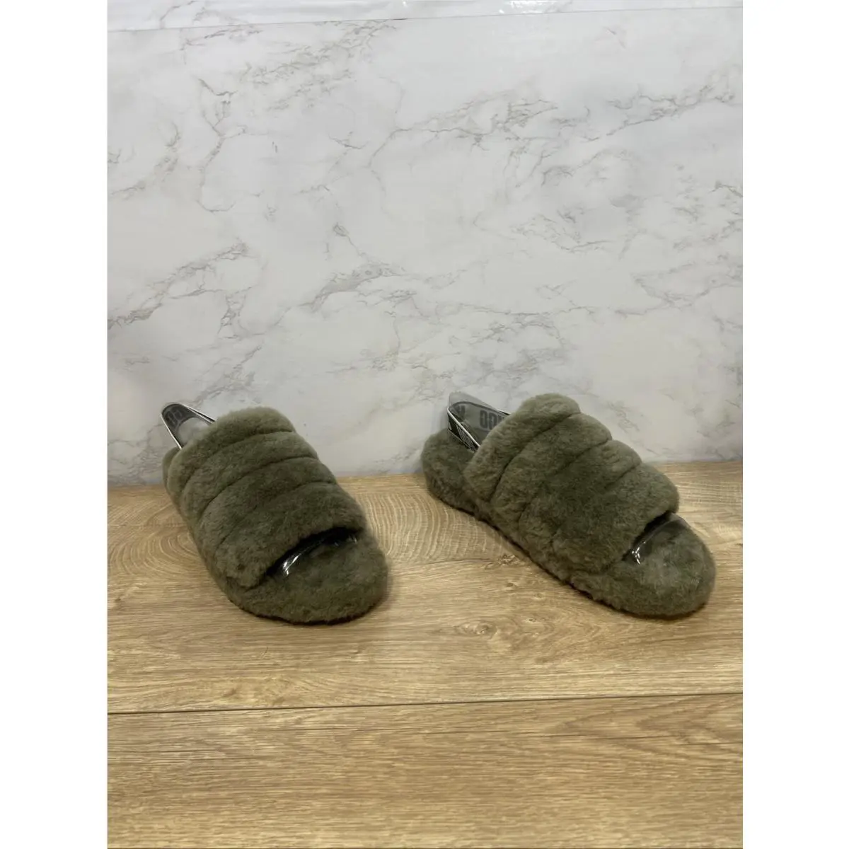 UGG shoes - Fluff - Fluff - Brunt Olive 9