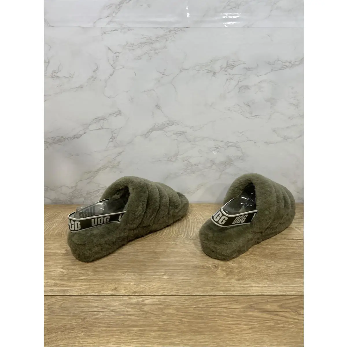 UGG shoes - Fluff - Fluff - Brunt Olive 11
