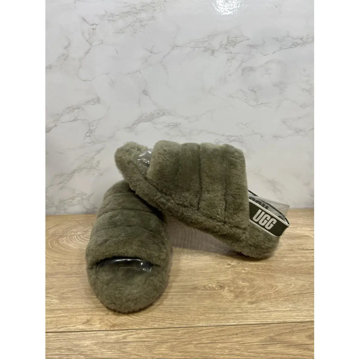 UGG shoes - Fluff - Fluff - Brunt Olive 3