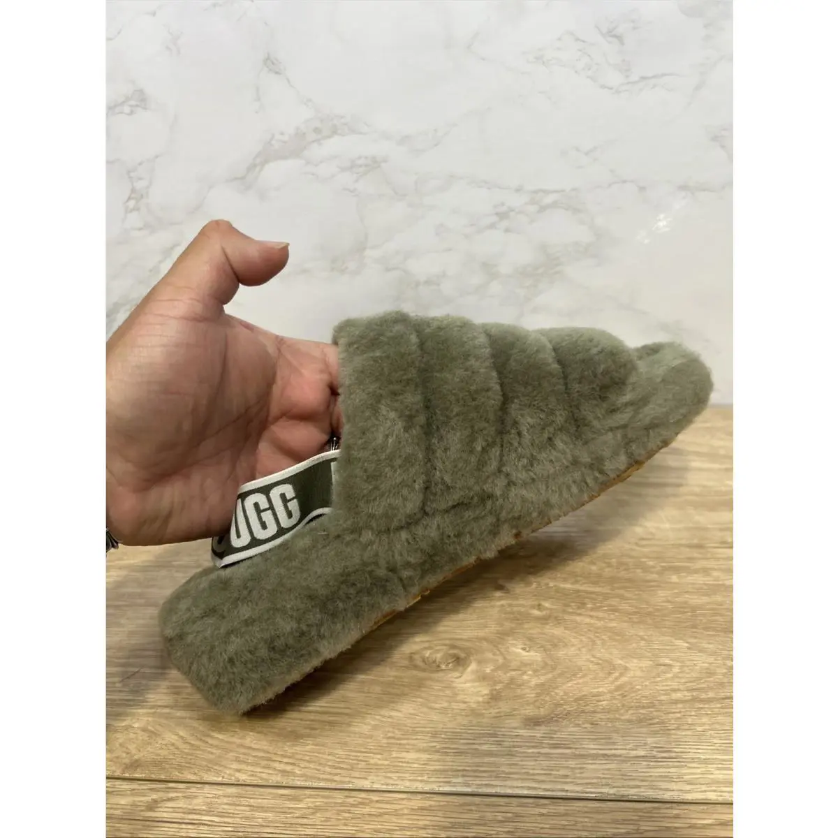 UGG shoes - Fluff - Fluff - Brunt Olive 6
