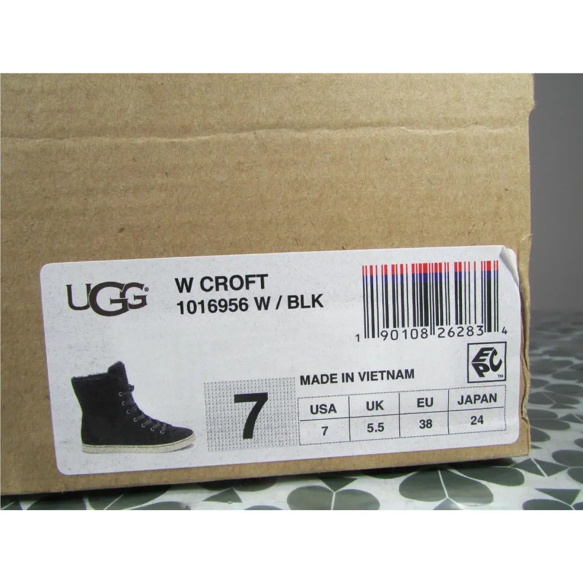 UGG shoes - UGG Sheepskin Croft - Sheepskin Croft - Black (UPC: 190108262834) 4