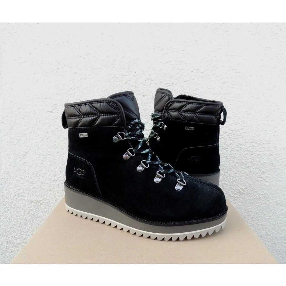 UGG shoes - UGG Birch Lace-Up - Birch - Black (UPC: 191142712415) 3