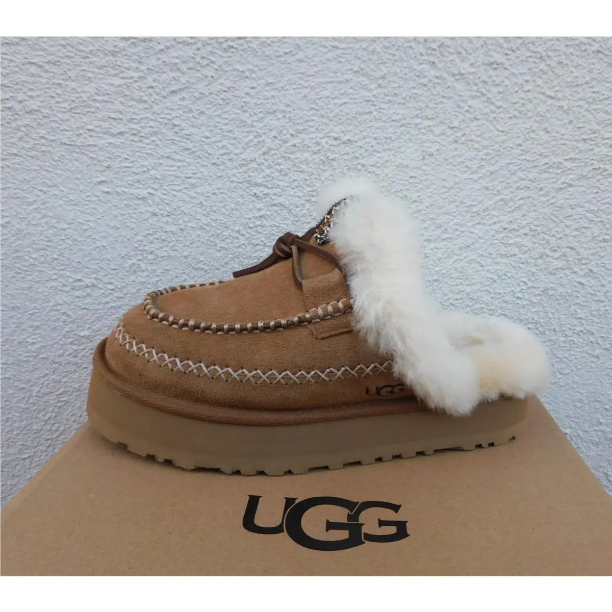 UGG shoes - UGG DISQUETTE ALPINE - DISQUETTE ALPINE - 1158260 - Chestnut (UPC: 197634313573) 0