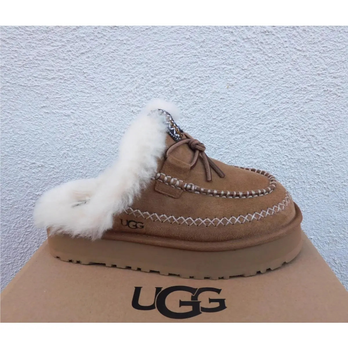 UGG shoes - UGG DISQUETTE ALPINE - DISQUETTE ALPINE - 1158260 - Chestnut (UPC: 197634313573) 2
