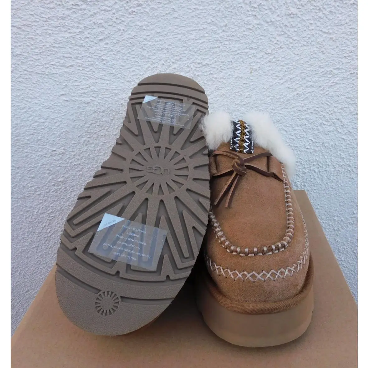 UGG shoes - UGG DISQUETTE ALPINE - DISQUETTE ALPINE - 1158260 - Chestnut (UPC: 197634313573) 4