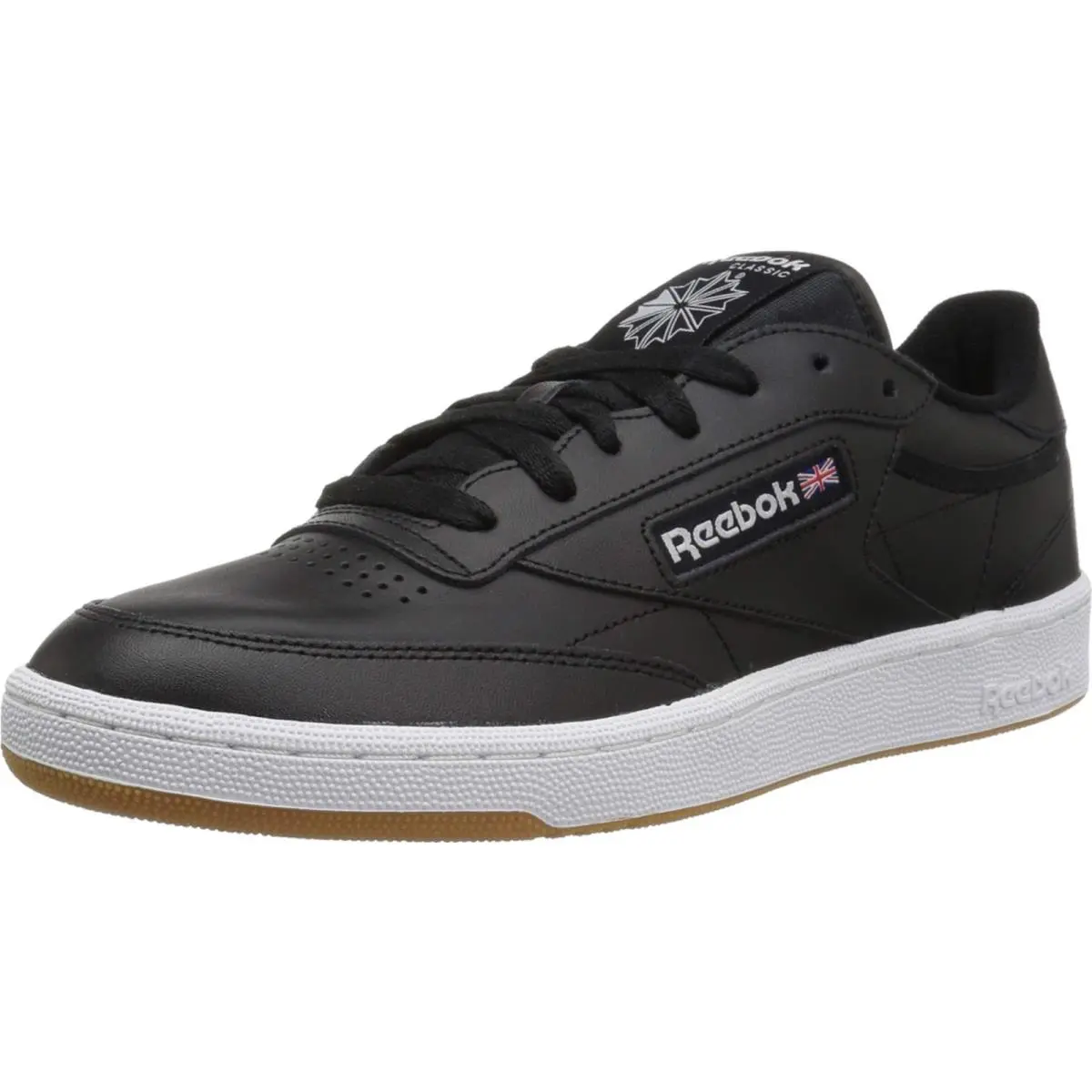 Reebok Men Club C 85 Tennis Shoe Black/white Gum AR0458