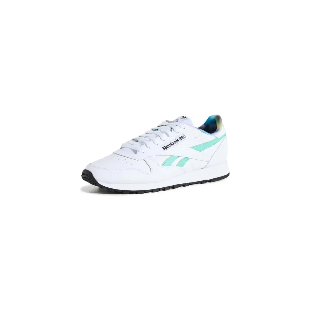 Reebok shoes - Classic Leather - Classic Leather - ID9520 - White/Semi Classic Teal/Lilac Glow (UPC: 195749662517) 9