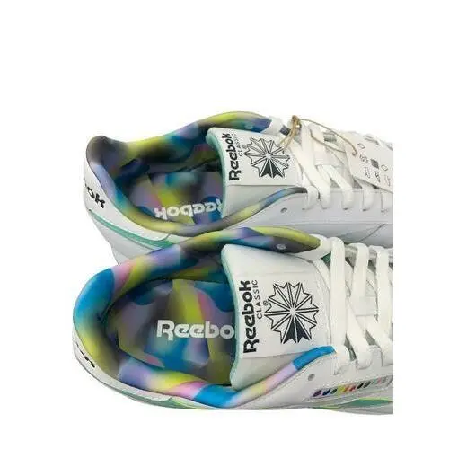 Reebok shoes - Classic Leather - Classic Leather - ID9520 - White/Semi Classic Teal/Lilac Glow (UPC: 195749662517) 0