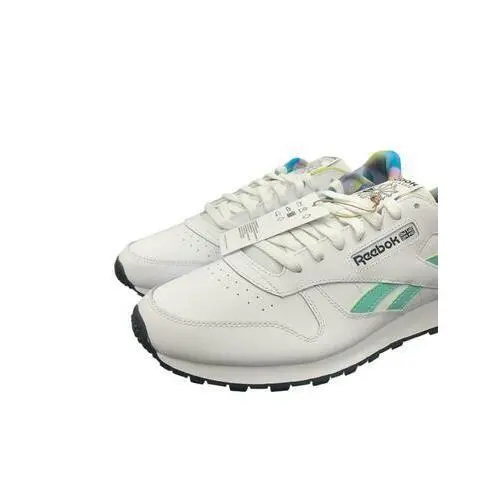 Reebok shoes - Classic Leather - Classic Leather - ID9520 - White/Semi Classic Teal/Lilac Glow (UPC: 195749662517) 4