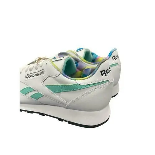 Reebok shoes - Classic Leather - Classic Leather - ID9520 - White/Semi Classic Teal/Lilac Glow (UPC: 195749662517) 12