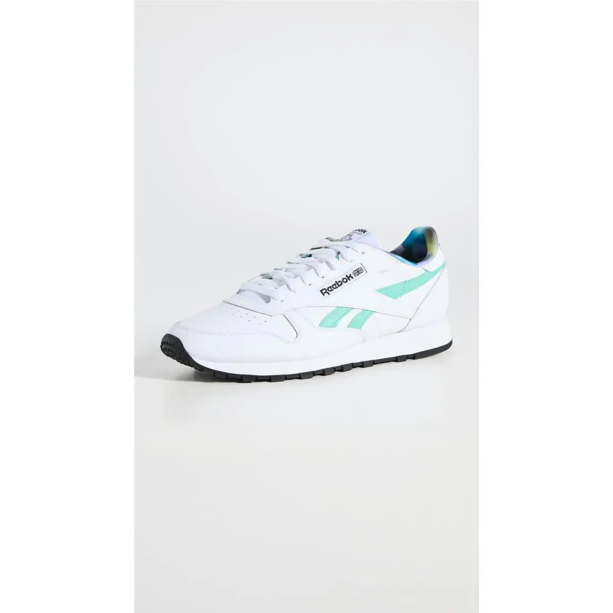 Reebok shoes - Classic Leather - Classic Leather - ID9520 - White/Semi Classic Teal/Lilac Glow (UPC: 195749662517) 14