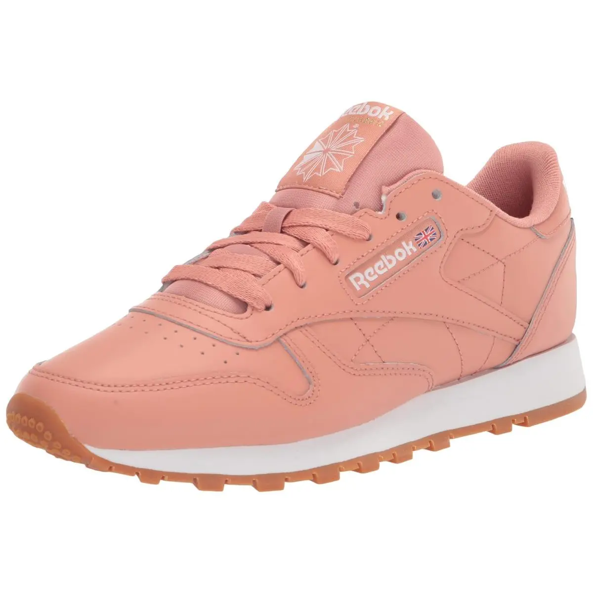Reebok Women Classic Leather Sneaker GY6811 Canyon Coral/white Size 11