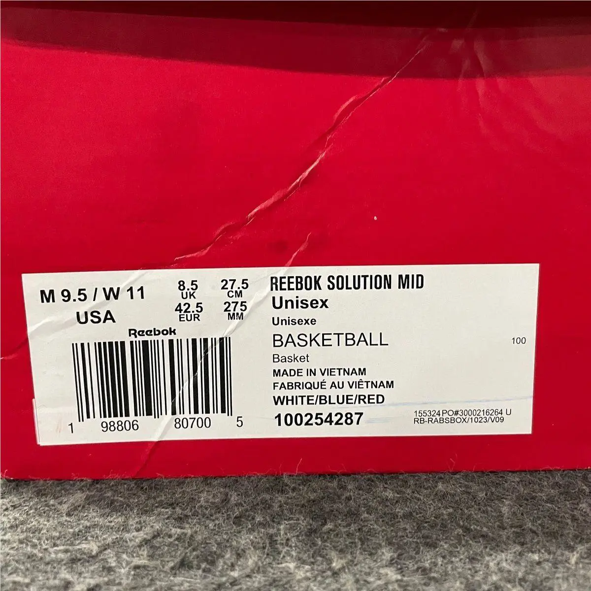 Reebok shoes - VS175062 - vs-175062 - Multicolor (UPC: 198806807005) 0