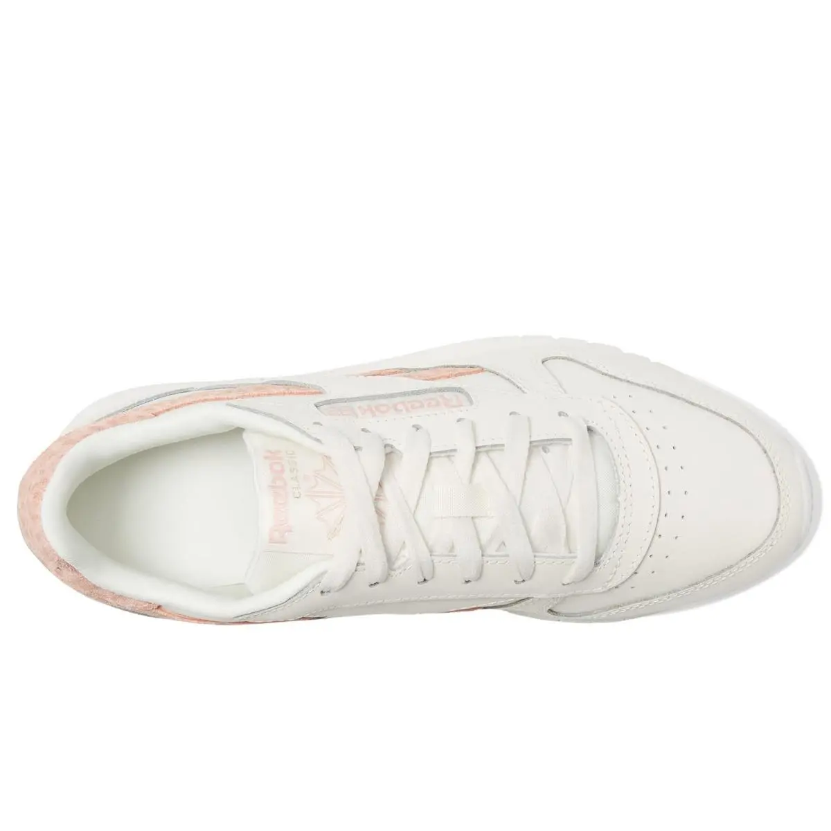 Reebok shoes - Classic Leather - Classic Leather - LSC78 - Chalk/Aura Orange (UPC: 195748918493) 0