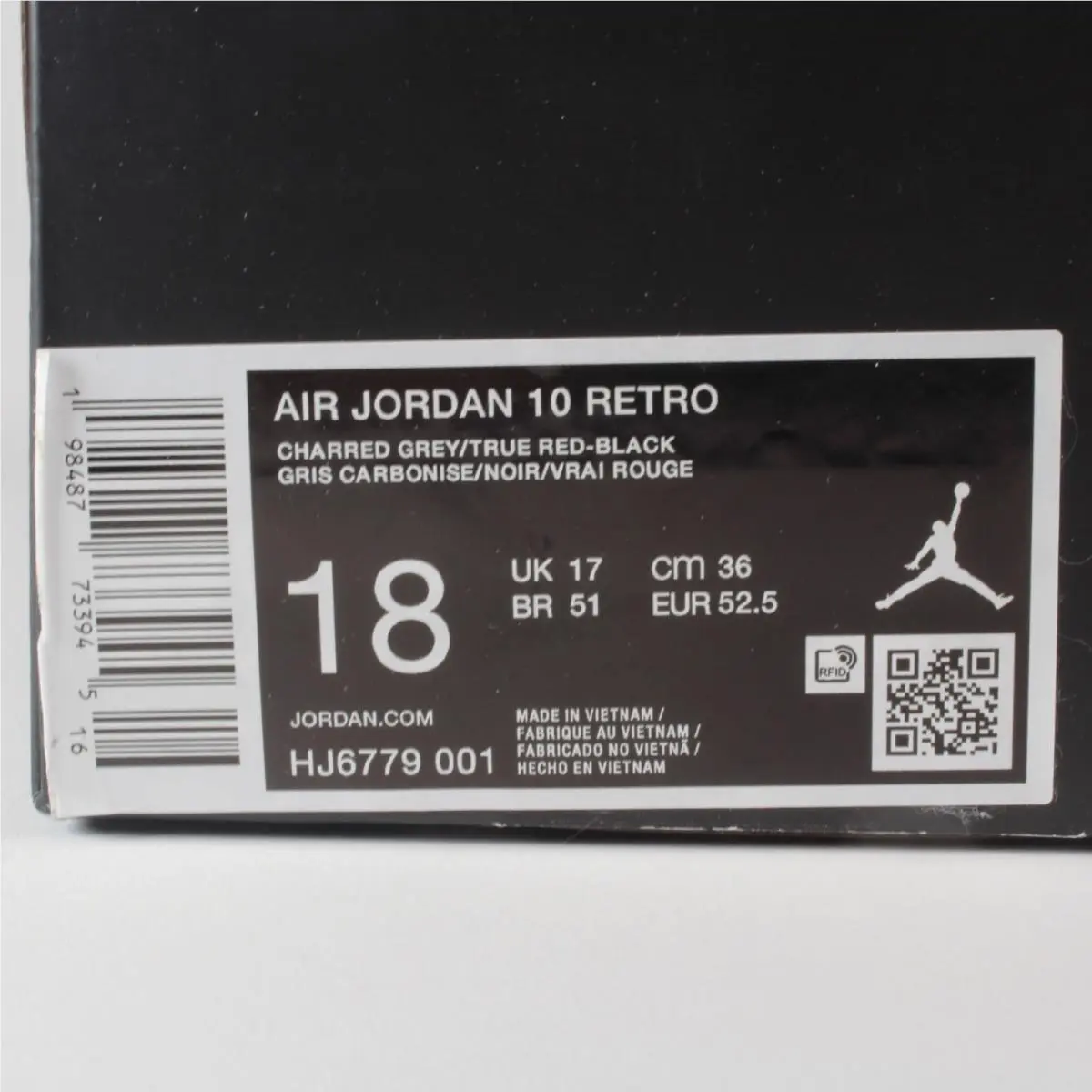 Nike shoes - Air Jordan 10 - Air - HJ6779-001 - Gray 8