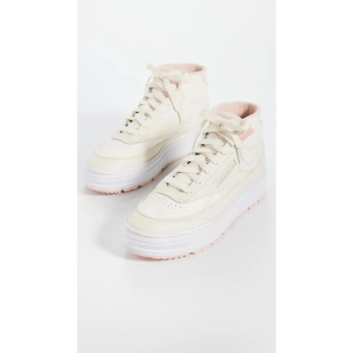 Reebok shoes - Club C Geo Mid - Club Geo Mid - LZE78 - Chalk/Possibly Pink (UPC: 196464882136) 2
