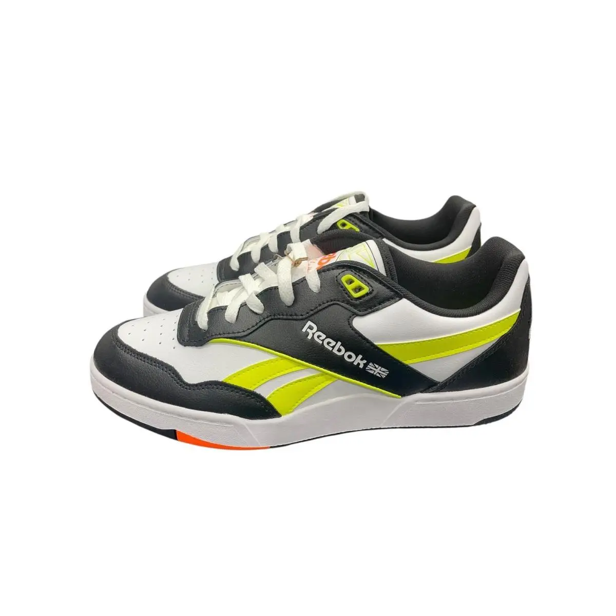 Reebok Men BB 4000 II Basketball Sneakers Black/acid Yellow/white Size 9.5