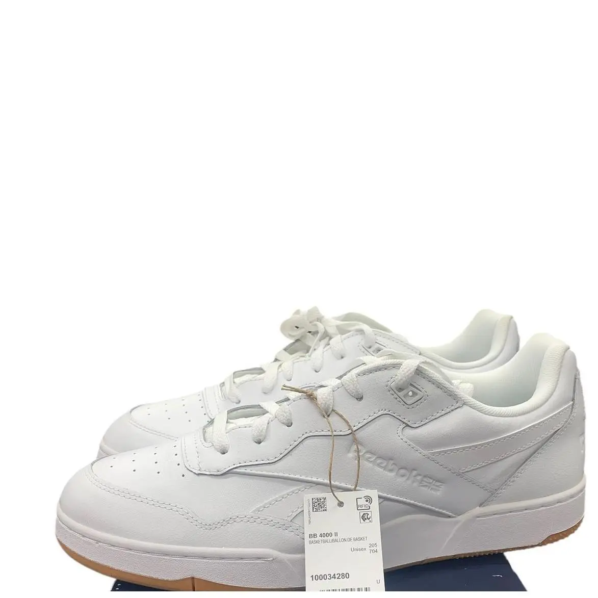 Reebok shoes - BB4000 II - LZJ48 - White/Gum/Pure Grey (UPC: 195749946464) 8