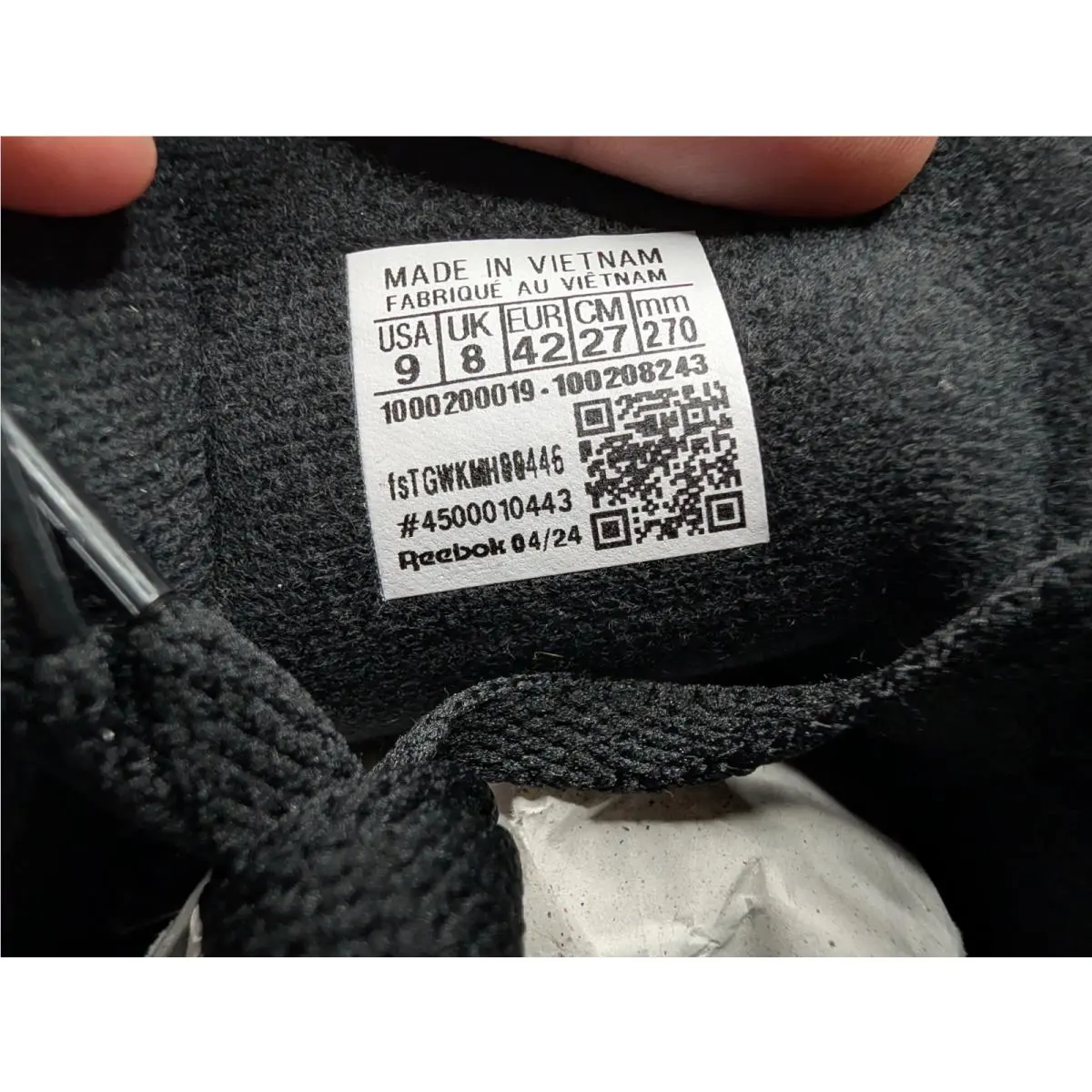 Reebok shoes - Smash Edge - Smash Edge - 100208243 - Black (UPC: 197225760113) 4