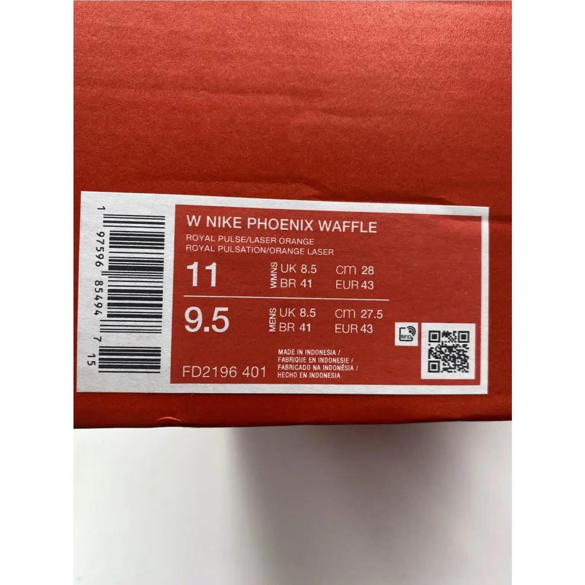 Nike shoes - Nike Wmns - Wmns - FD2196 401 - Royal Pulse/Laser Orange (UPC: 197596854947) 6