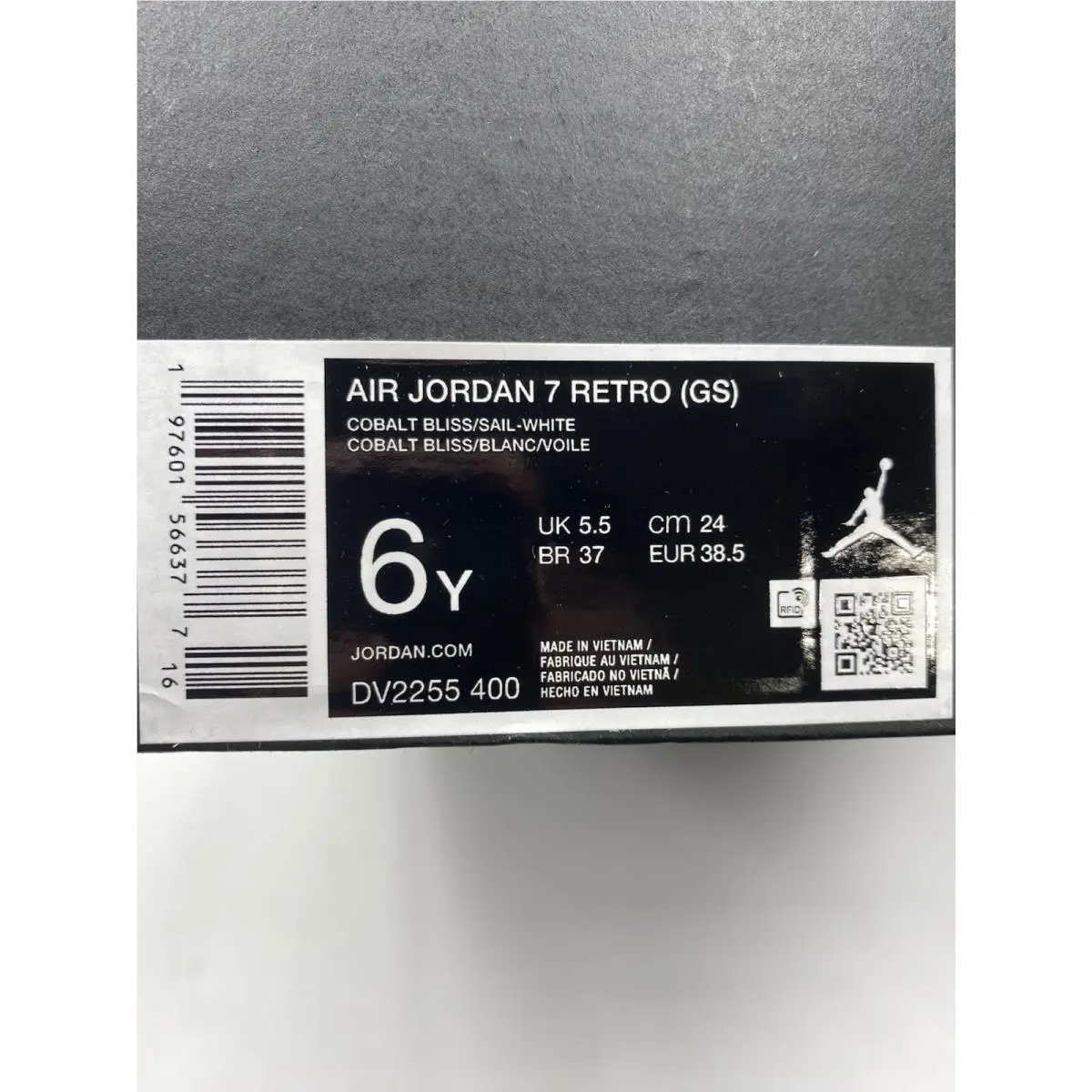 Nike shoes - Air Jordan 7 - Air - DV2255 400 - Cobalt Bliss/Sail-White (UPC: 197601566377) 5