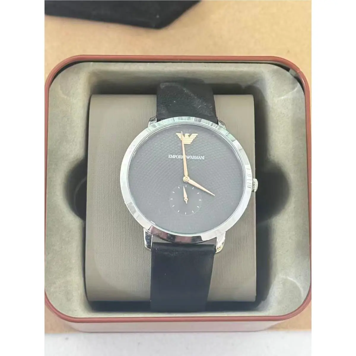 Emporio Armani Modern AR11162 Men`s Watch with Gray Patterned Dial