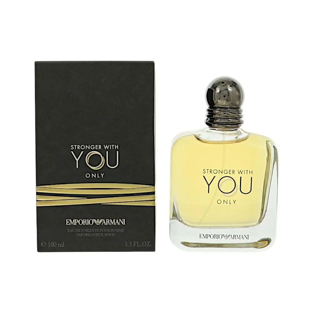 Stronger with You Only  Box For Men 3.4 Oz Eau De Toilette by Emporio Armani
