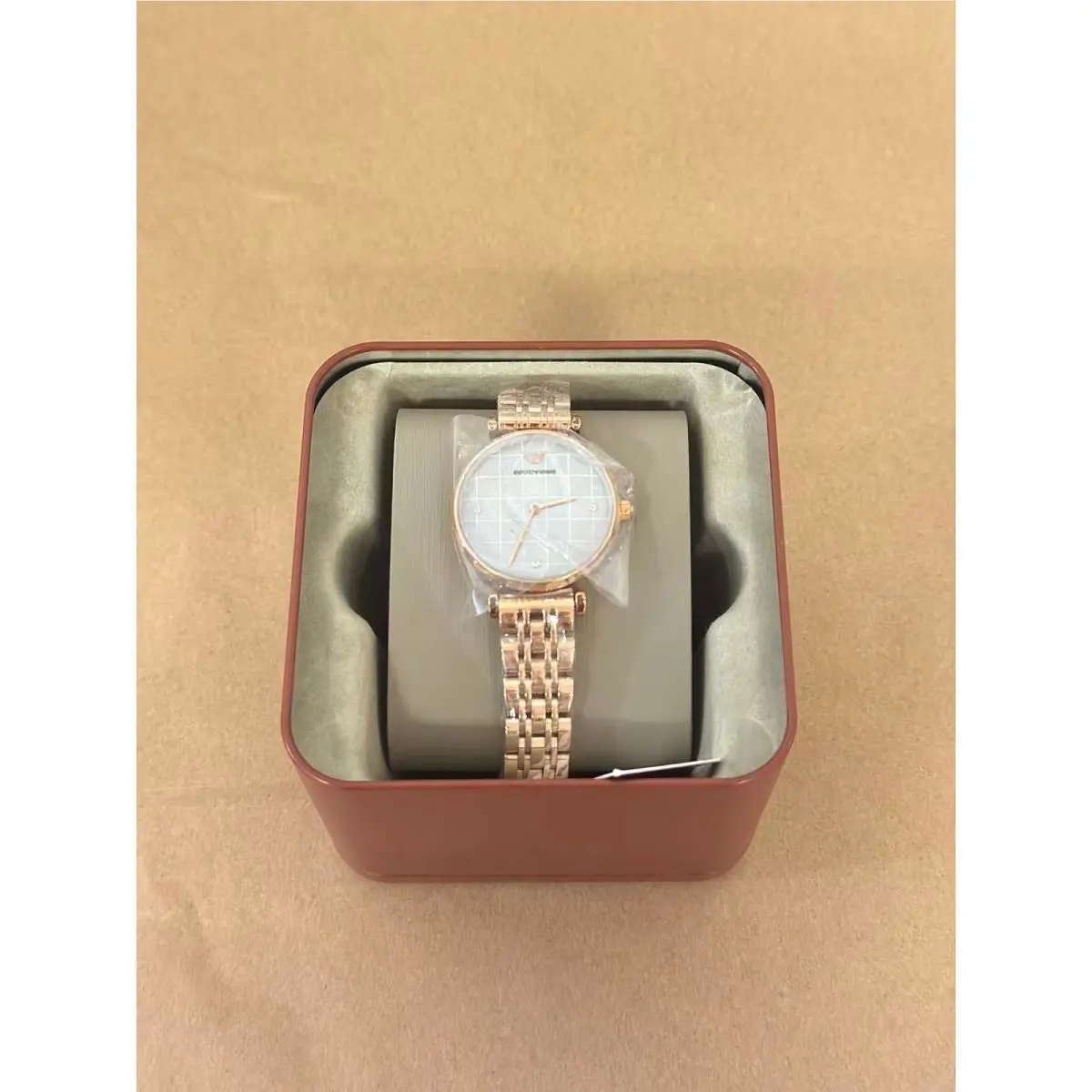 Emporio Armani Gianni T-bar AR11385 Ladies Watch with White Dial
