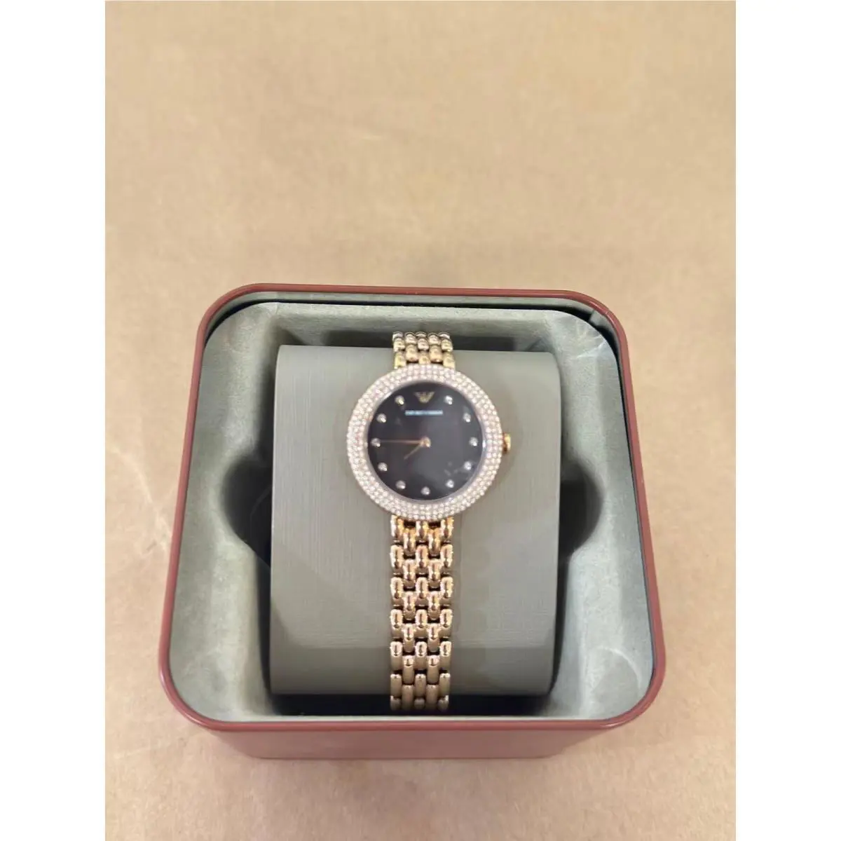 Emporio Armani AR11418 Rose Gold-tone Ladies Watch