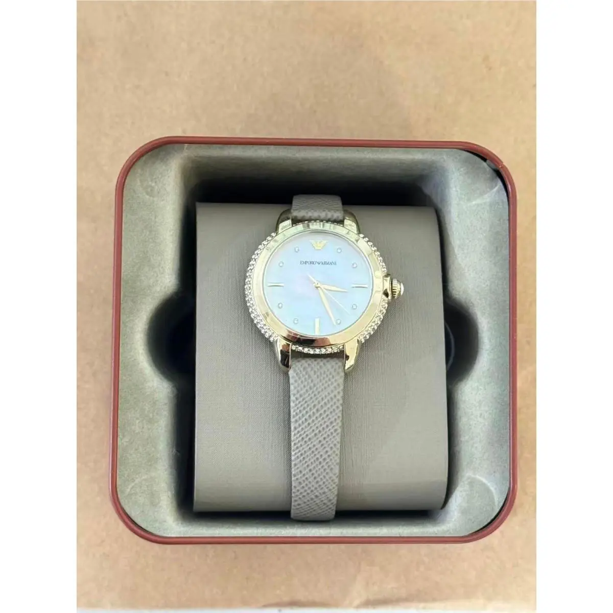 Emporio Armani AR11526 Ladies Watch with White Crystals Dial