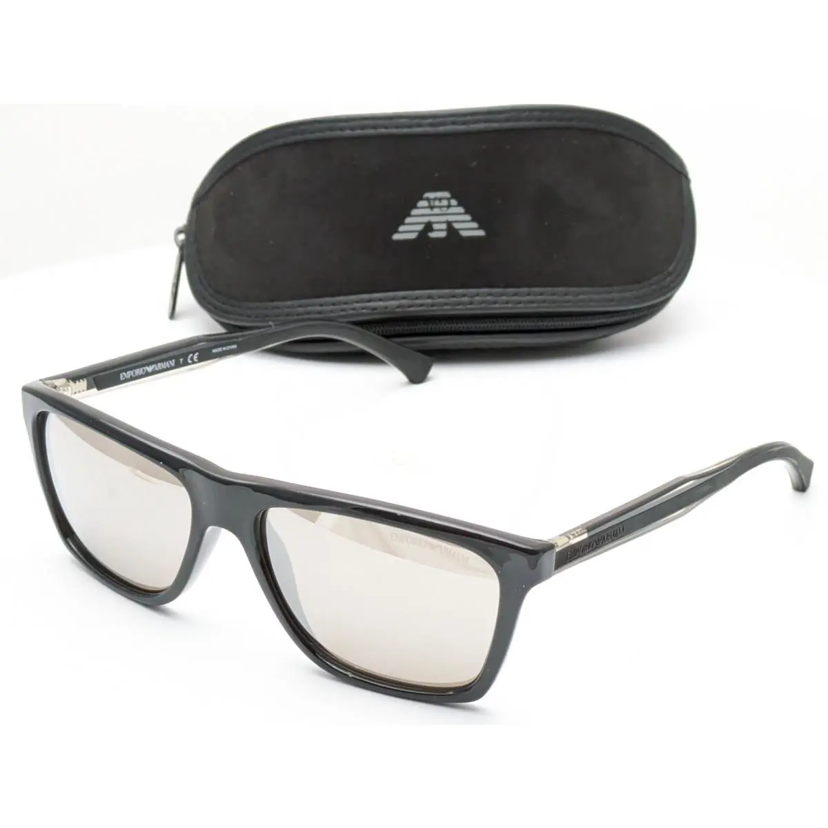 Emporio Armani Sunglasses EA 4001 5017/5A Frames w/ Grey Mirror Lens Men`s 56mm