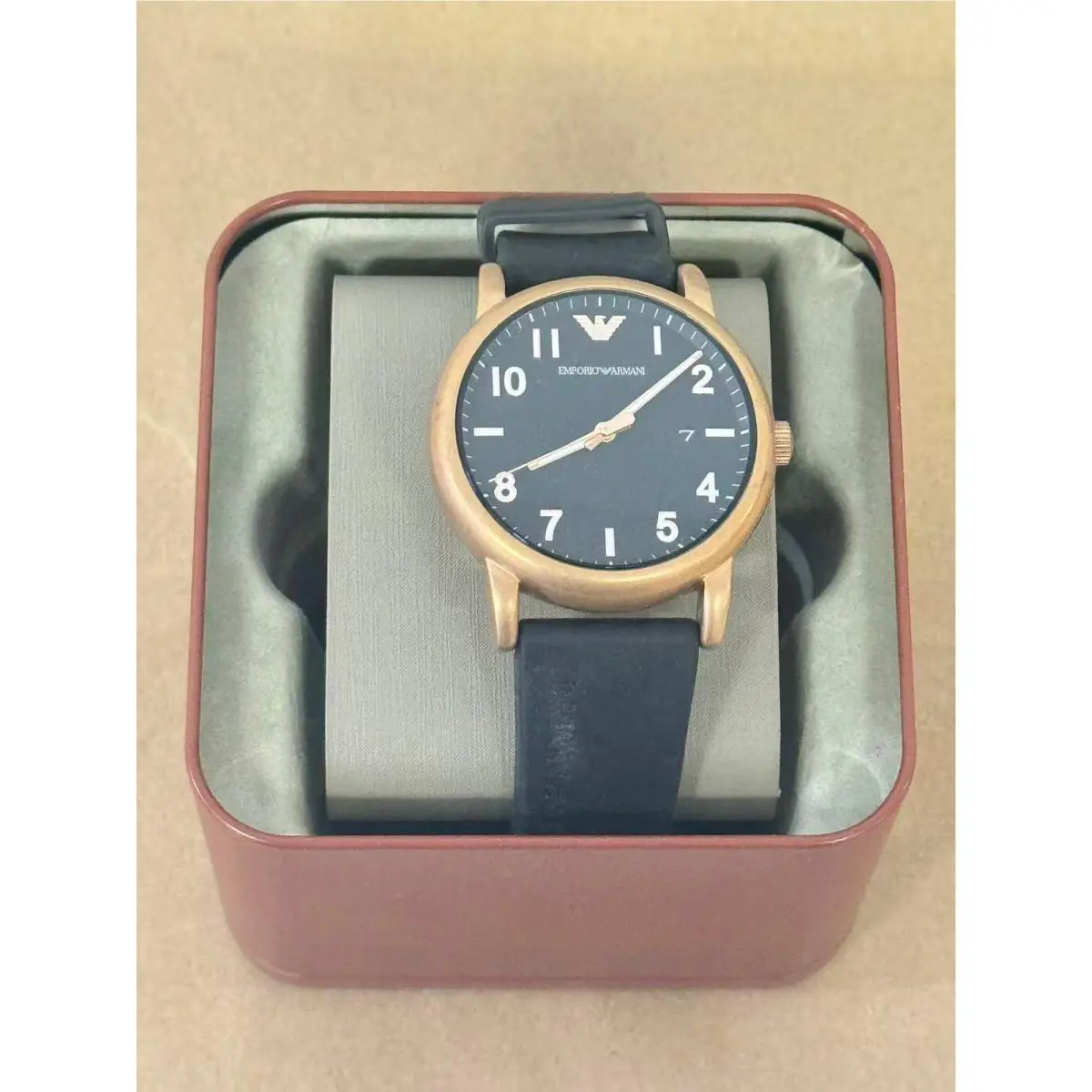 Emporio Armani Luigi Slim AR11097 Men`s Watch with Black Dial