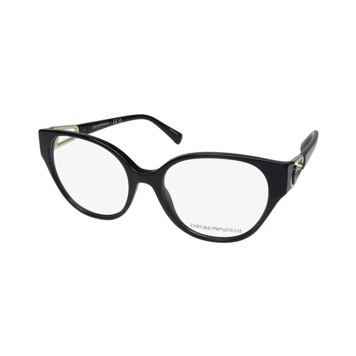 Emporio Armani 3211 Eyeglasses Black 5017 Full-rim Oval Womens Plastic