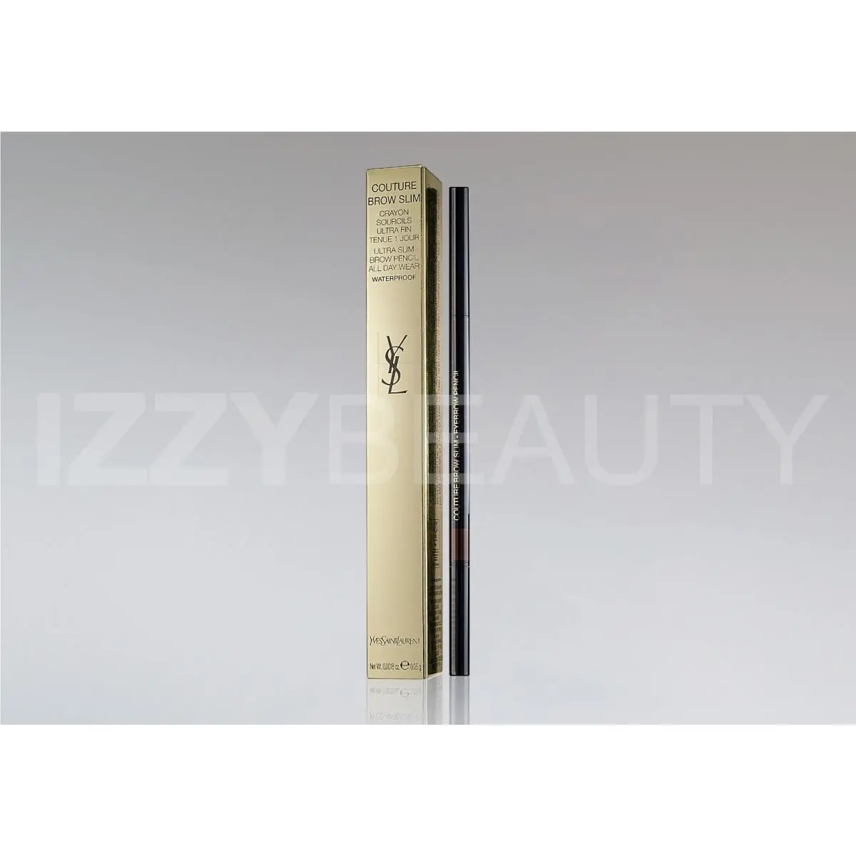 Ysl Couture Brow Slim Ultra Slim Brow Pencil Waterproof 2 Brun Cendre by Yves Saint Laurent