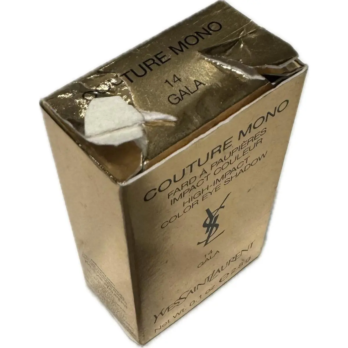 Ysl Couture Mono Eye Shadow 0.10 OZ / 2.8 g Select Color 14 GALA damaged box by Yves Saint Laurent