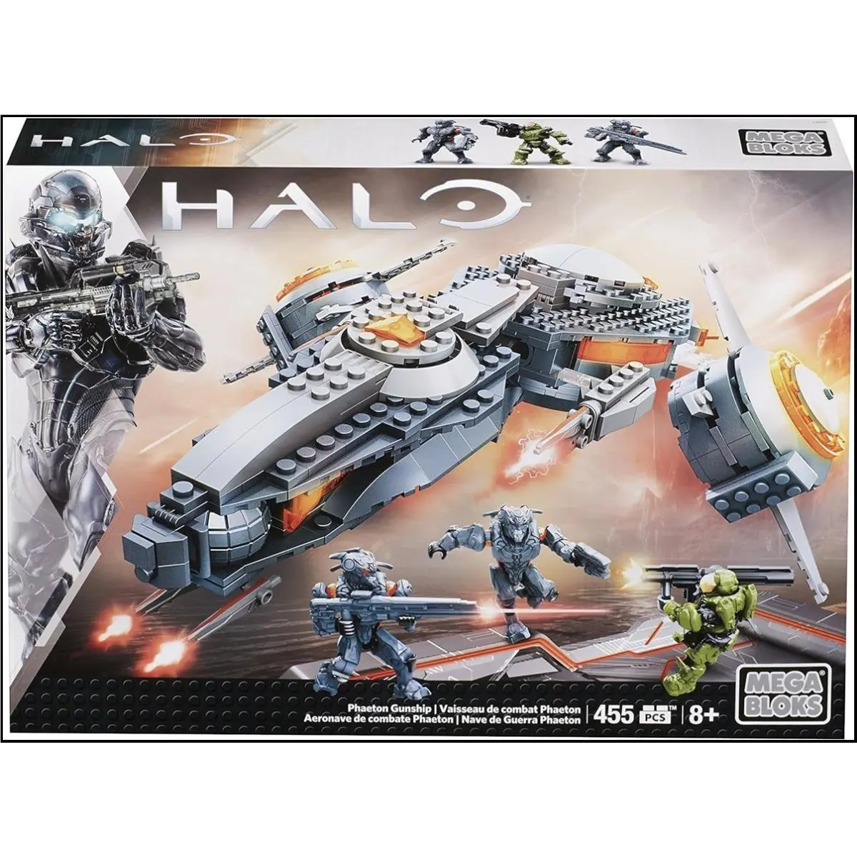 Halo Mega Bloks Construx Phaeton Gunship Building Set CNG67