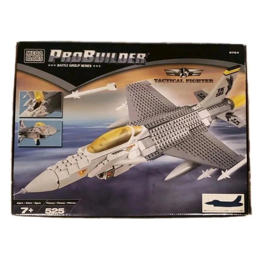 Mega Bloks Probuilder Battle Group Series 9764 : F16 Falcon Tactical Fighter