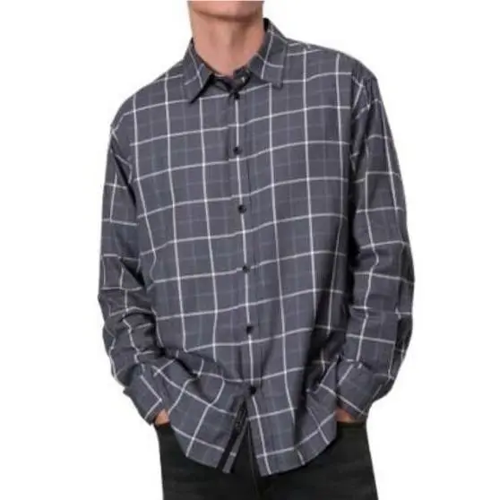 Long Sleeve Printed Flannel Shirt by Rag Bone L