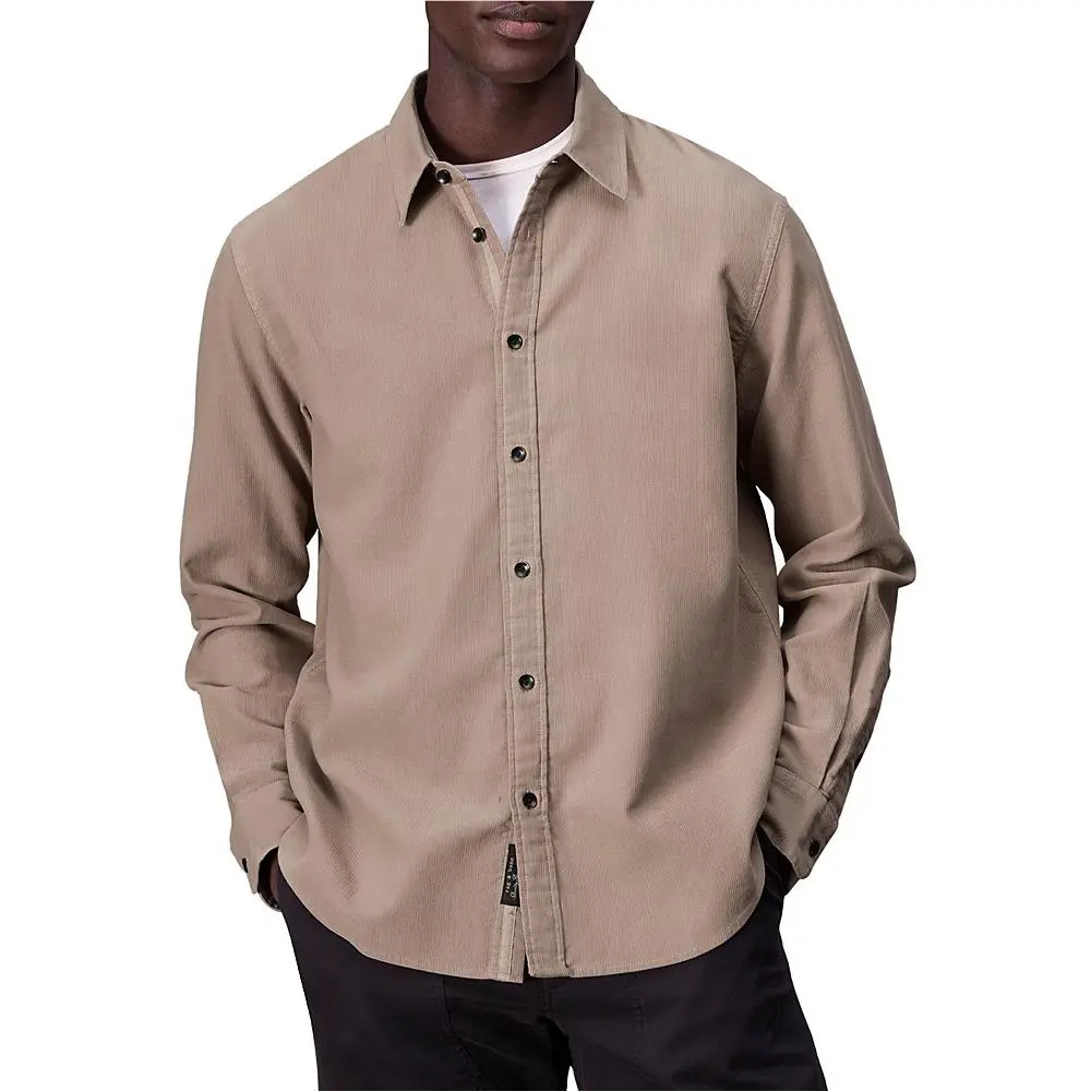 Rag Bone Finch Cotton Corduroy Button Down Shirt L
