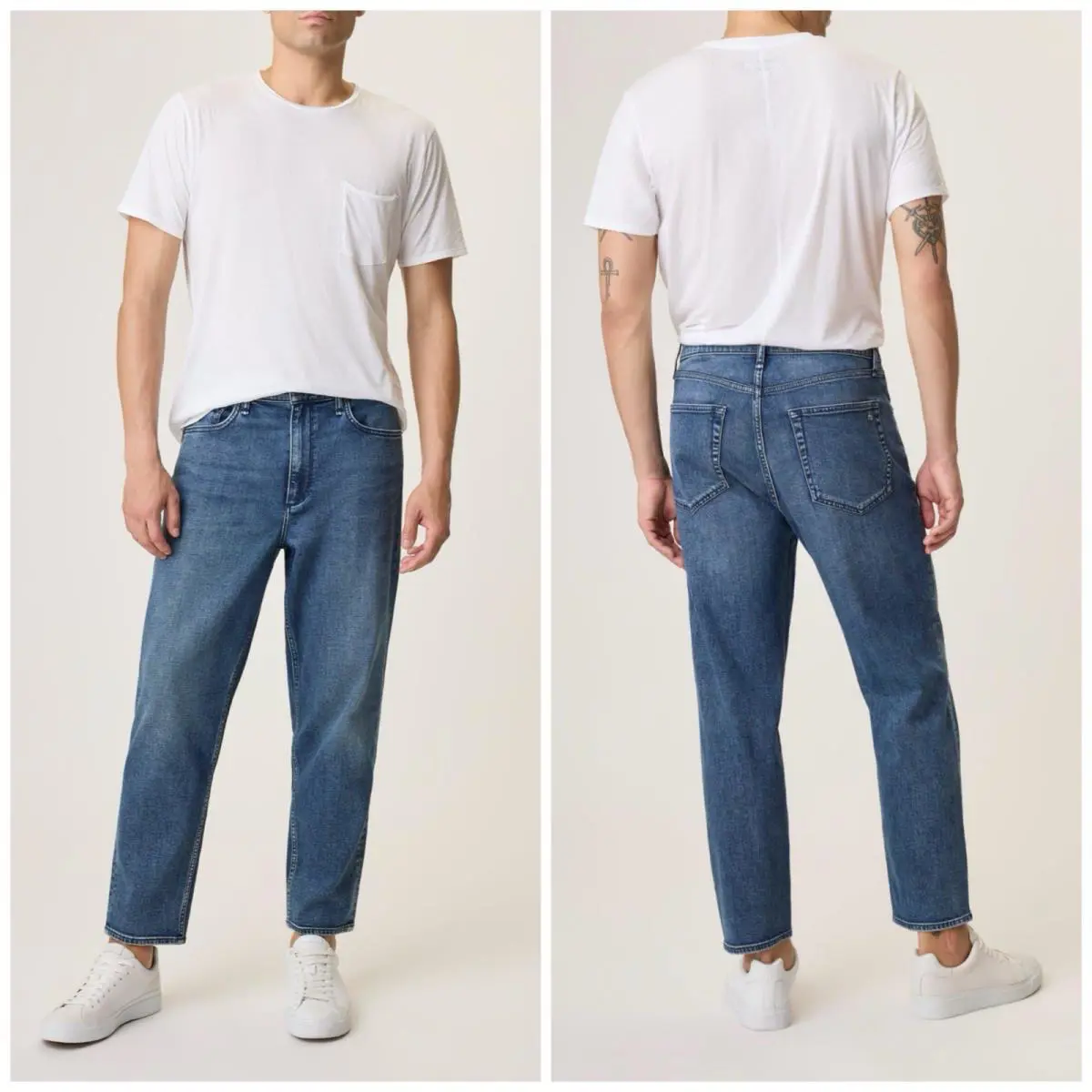 Rag Bone The Taper Cropped Jeans In Ardmore Size: 29