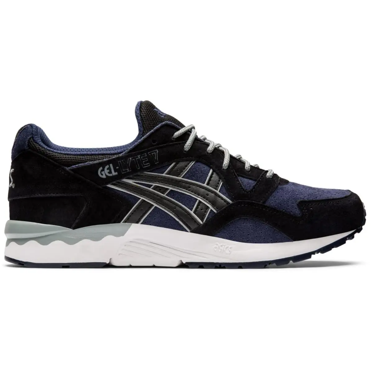 Asics Men`s Gel-lyte V Shoes 5 Midnight/black - Midnight/Black