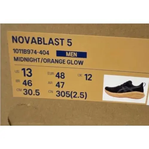 Asics shoes - ASICS Novablast - Novablast - 1011B974 - Blue 9