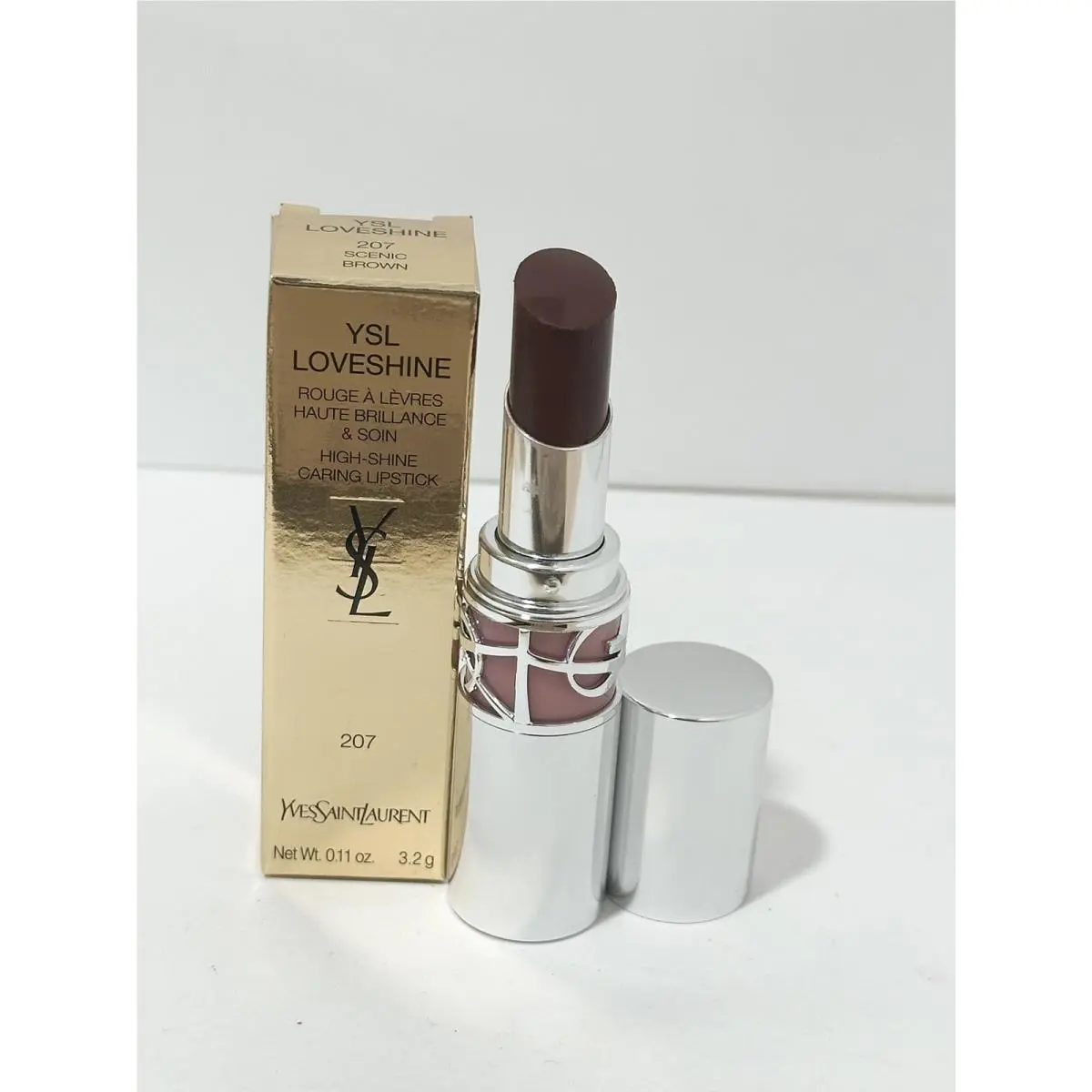 Yves Saint Laurent Ysl Loveshine Lip Oil Stick 207 Scenic Brown
