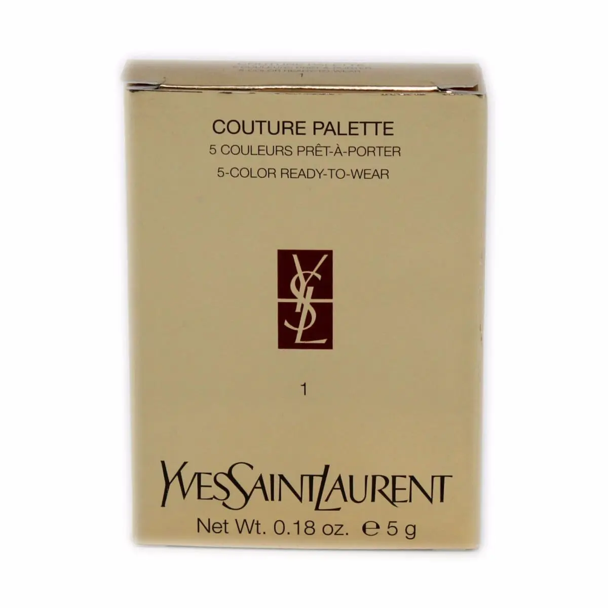 Yves Saint Laurent Ysl Couture Palette 5-COLOR Ready TO Wear 0.18 OZ/5 G 1 NIB-YSL74224